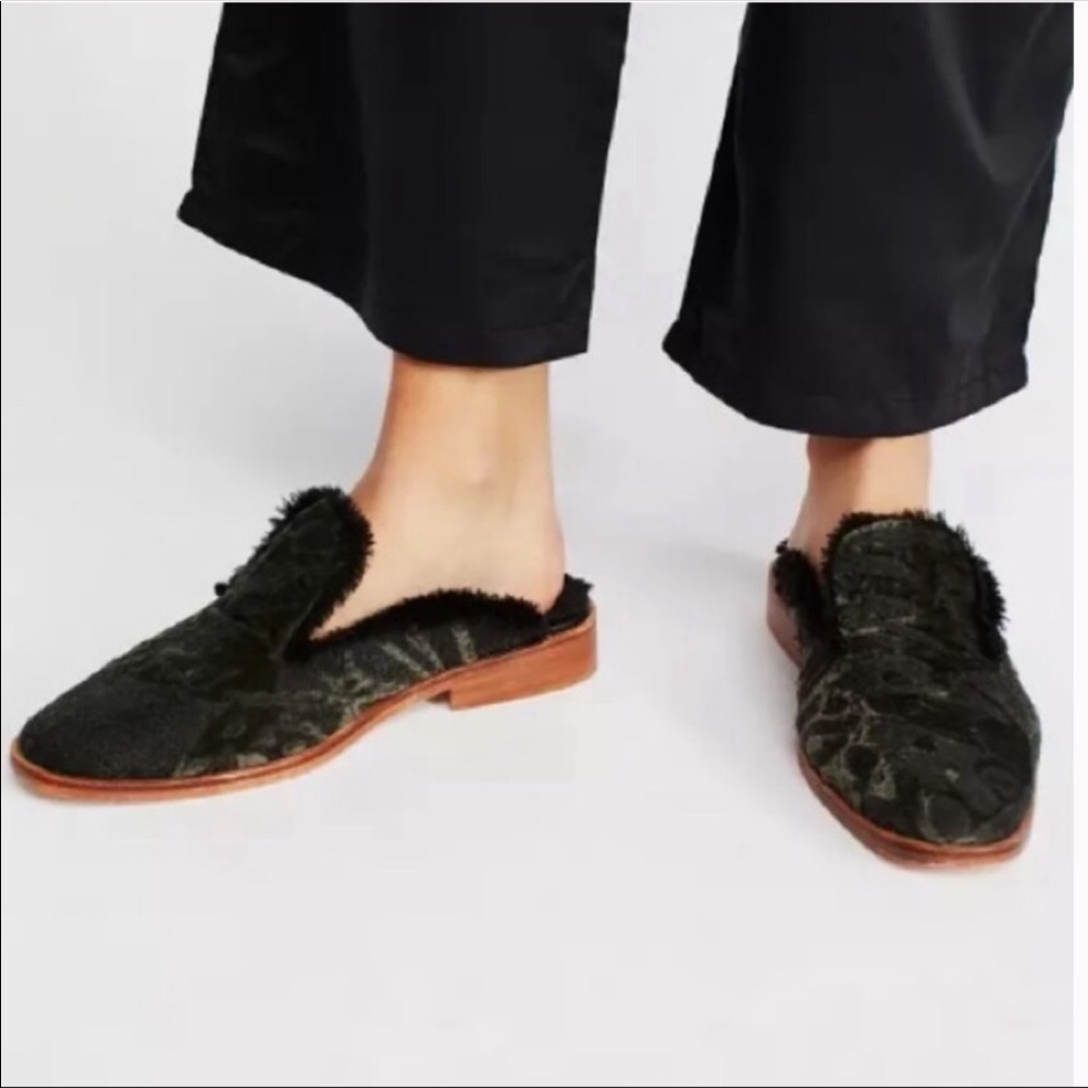 Free People Butterfly Effect Fur Lined Mules